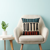 ストレートアウトタオースティンテキサス州TX USA クッション (椅子)