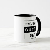 ストレートアウトタカスタマイズユー自身の文字 マグカップ (正面右)