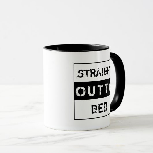 ストレートアウトタカスタマイズユー自身の文字 マグカップ (正面右)