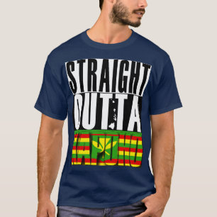 ストレートアウトタカポホハワイカナカマオリ州旗 Tシャツ
