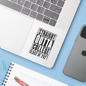 ストレートアウトタカレッジ クラスオブ2027 シール (ノートパソコンとiPhone)