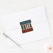 ストレートアウトタクリアウォーターフロリダFL スクエアシール (封筒)