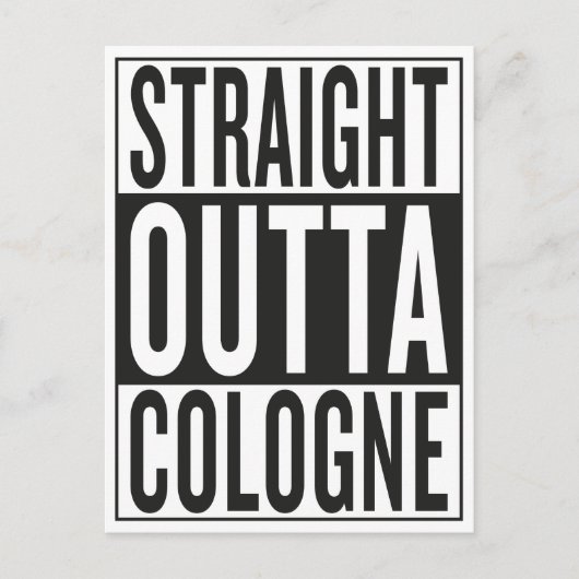 ストレートアウトタケルン ポストカード (正面)