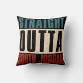 ストレートアウトタサウスジョーダンユタUT クッション (裏面)