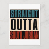 ストレートアウトタサウスジョーダンユタUT ポストカード (正面)