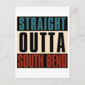 ストレートアウトタサウスベンドインディアナ州 ポストカード (正面)
