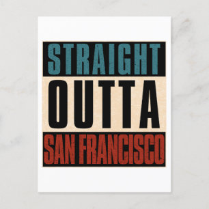 ストレートアウトタサンフランシスコCalifornia CA USA ポストカード