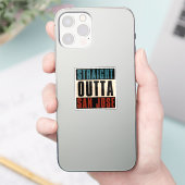 ストレートアウトタサンホセカリフォルニアCA USA シール (スマートフォン)