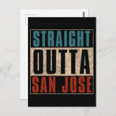 ストレートアウトタサンホセカリフォルニアCA USA ポストカード (正面/裏面)