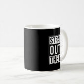 ストレートアウトタザジムおもしろいボディビルウェイト コーヒーマグカップ (正面右)