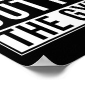 ストレートアウトタザジムおもしろいボディビルウェイト ポスター (角)