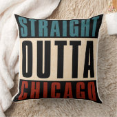 ストレートアウトタシカゴイリノイIL USA クッション (ブランケット)