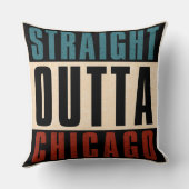 ストレートアウトタシカゴイリノイIL USA クッション (裏面)