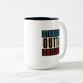 ストレートアウトタシカゴイリノイIL USA ツートーンマグカップ (正面右)