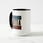 ストレートアウトタシカゴイリノイIL USA マグカップ (正面左)