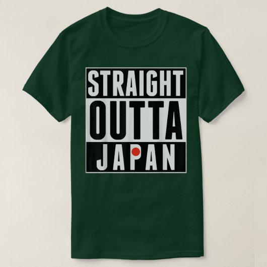 ストレートアウトタジャパン東京京都日本のプライドI Tシャツ (デザイン正面)