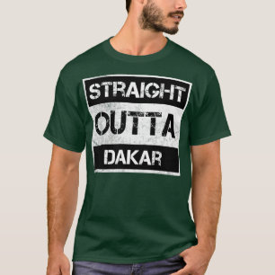 ストレートアウトタダカールセネガル動揺してヴィンテージソ Tシャツ