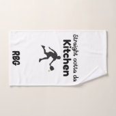 ストレートアウトタダキッチン – Pickleball Mous ハンドタオル (ハンドタオル)