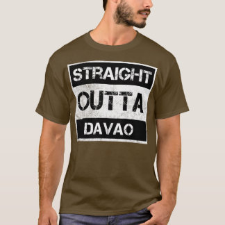 ストレートアウトタダバオシティフィリピンヴィンテージディストリクト Tシャツ