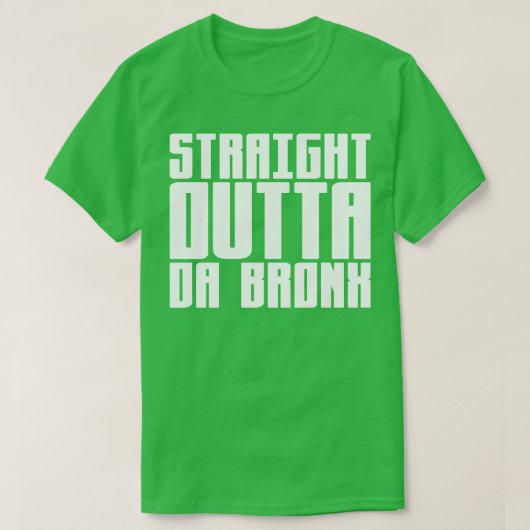 ストレートアウトタダブロンクス Tシャツ (デザイン正面)