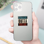 ストレートアウトタダラステキサス州TX USA シール (スマートフォン)