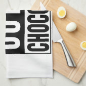 ストレートアウトタチョコレート キッチンタオル (四つ折り)