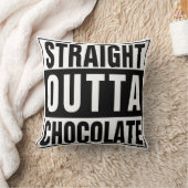 ストレートアウトタチョコレート クッション (ブランケット)