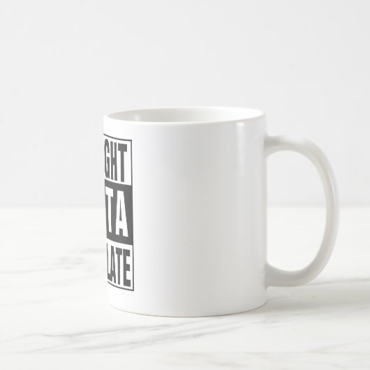 ストレートアウトタチョコレート コーヒーマグカップ (右)