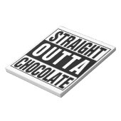 ストレートアウトタチョコレート ノートパッド (回転)