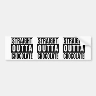 ストレートアウトタチョコレート バンパーステッカー