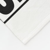 ストレートアウトタチョコレート フリースブランケット (角)