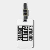 ストレートアウトタチョコレート ラゲッジタグ (正面縦)