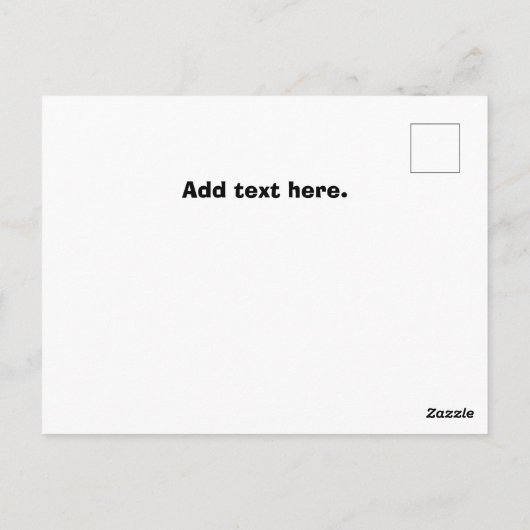 ストレートアウトタテキサス州金ゴールドとホワイト ポストカード (裏面)