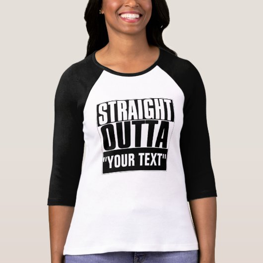 ストレートアウトタテキストTシャツ Tシャツ (正面)