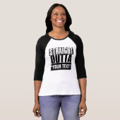 ストレートアウトタテキストTシャツ Tシャツ (正面フル)