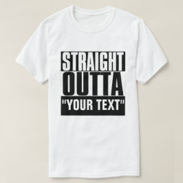 ストレートアウトタテキストTシャツ Tシャツ