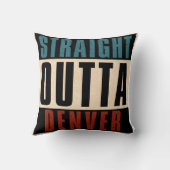 ストレートアウトタデンバーコロラドCO USA クッション (裏面)