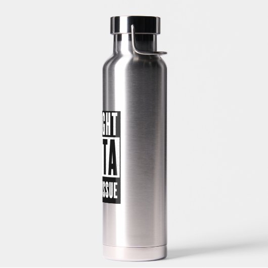 ストレートアウトタトイレティシュプレパおもしろいーギフト ウォーターボトル (左面)