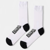 ストレートアウトタトイレティシュプレパおもしろいーギフト ソックス (左)