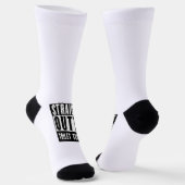 ストレートアウトタトイレティシュプレパおもしろいーギフト ソックス (傾斜あり)