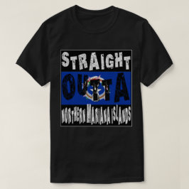 ストレートアウトタノーザンマリアナ諸島ミームティー Tシャツ