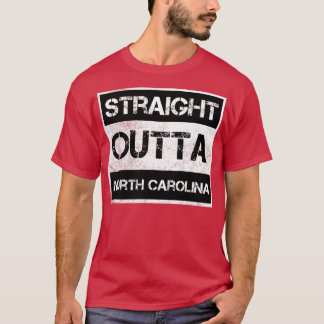 ストレートアウトタノースオリナNC動揺してヴィンテージS Tシャツ