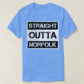 ストレートアウトタノーフォークバージニア動揺してヴィンテージ Tシャツ (デザイン正面)