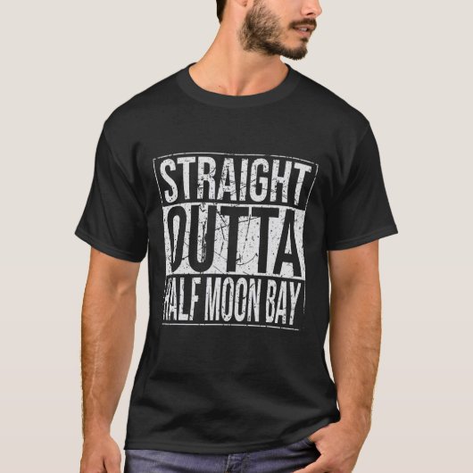ストレートアウトタハーフムーンベイヴィンテージ Tシャツ (正面)