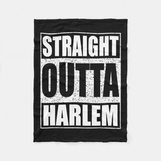 ストレートアウトタハーレム フリースブランケット (正面)