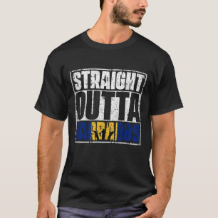 ストレートアウトタバルバドス国旗 Tシャツ