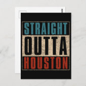 ストレートアウトタヒューストンテキサス州TX USA ポストカード (正面/裏面)