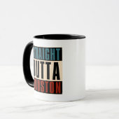 ストレートアウトタヒューストンテキサス州TX USA マグカップ (正面左)