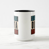 ストレートアウトタヒューストンテキサス州TX USA マグカップ (中央)