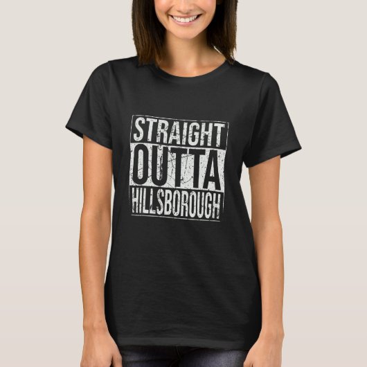 ストレートアウトタヒルズボロヴィンテージ Tシャツ (正面)